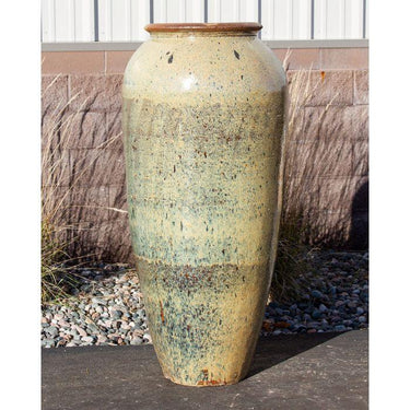 Tuscany FNT50412 Ceramic Triple Vase Complete Fountain Kit Vase Fountain Blue Thumb